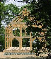 timber frame end on