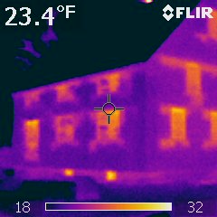 Infrared picture of South East corner